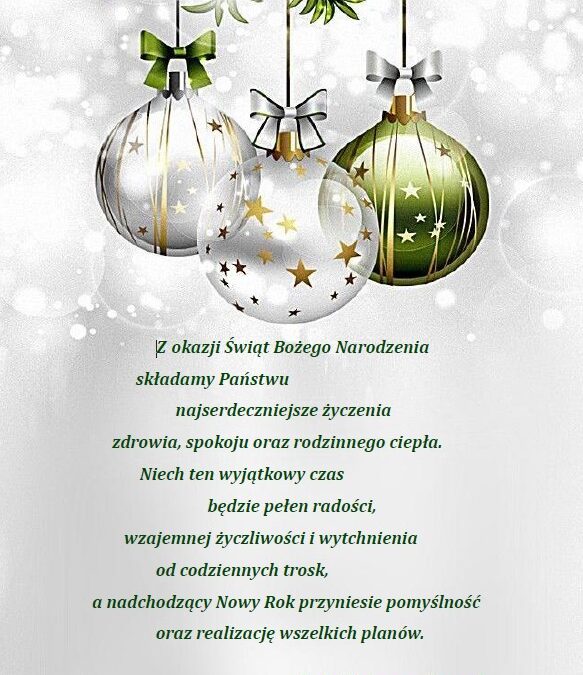 Życzenia Bożonarodzeniowe